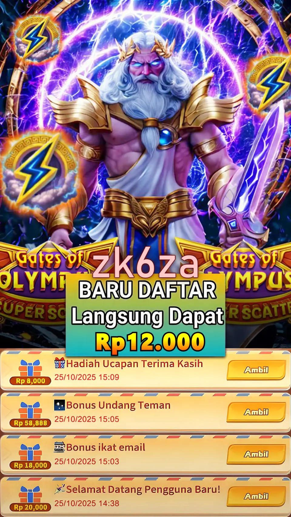 zk6za Tangkapan Layar Resmi APK
